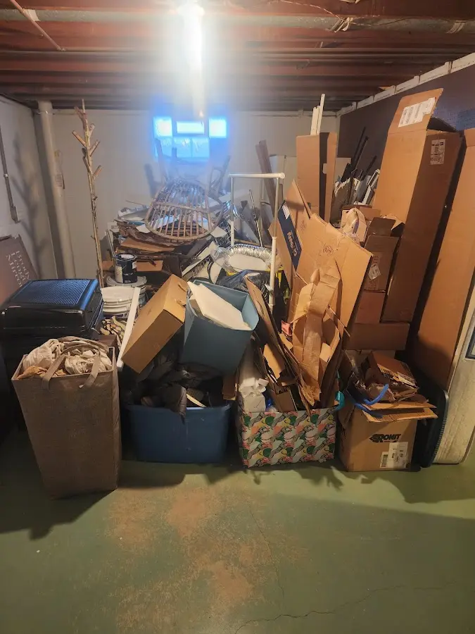 Roll-off dumpster container at job site for Roll Off Dumpster Rental in Tangerine